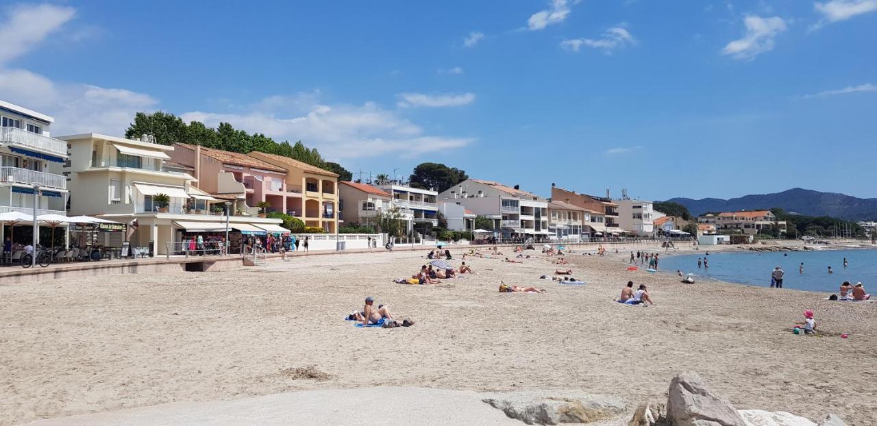 Les Pieds Dans L'O - Appartement 50M2 Front De Mer Saint-Cyr-sur-Mer Bagian luar foto